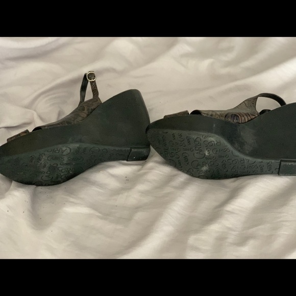 Carlos Santana Wedge Sandal Size 10 - Picture 3 of 3